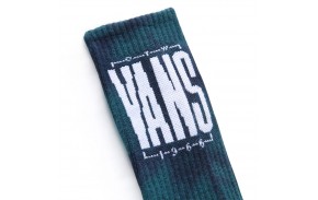 VANS Easton Tie Dye Crew Chaussettes - Blue Coral / Tie Dye (logo)