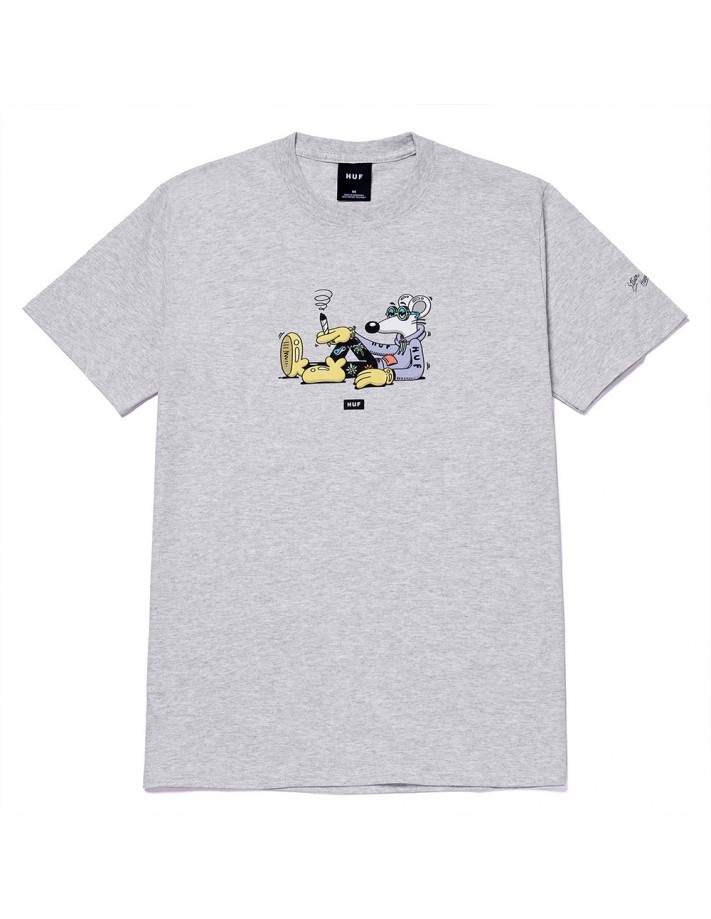 HUF T-shirt Steven Harrington Mouse - Grey heather