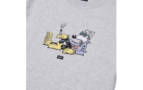 HUF T-shirt Steven Harrington Mouse - Grey heather (logo)