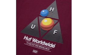 HUF T-shirt Video Format TT - Cardinal (logo)