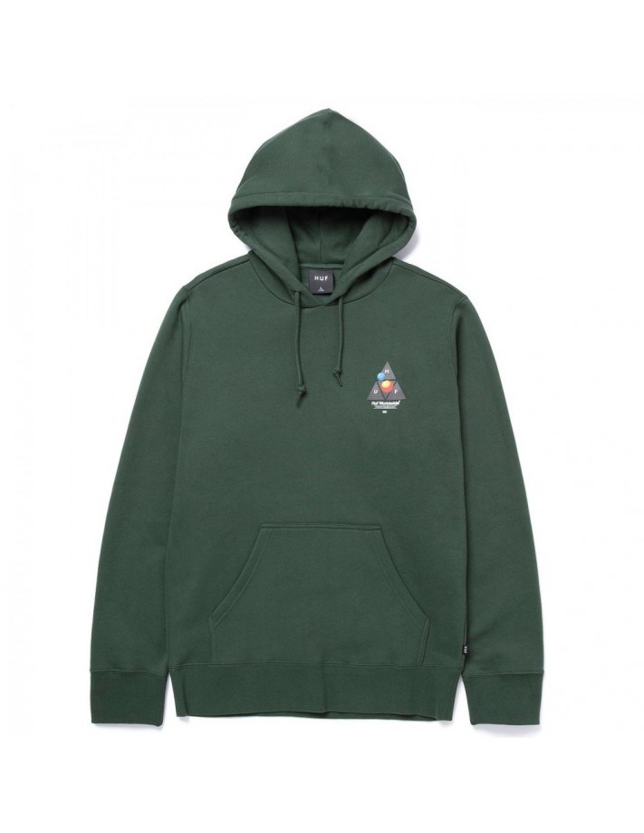 HUF Video Format TT Hood - Dark Green - Sweat