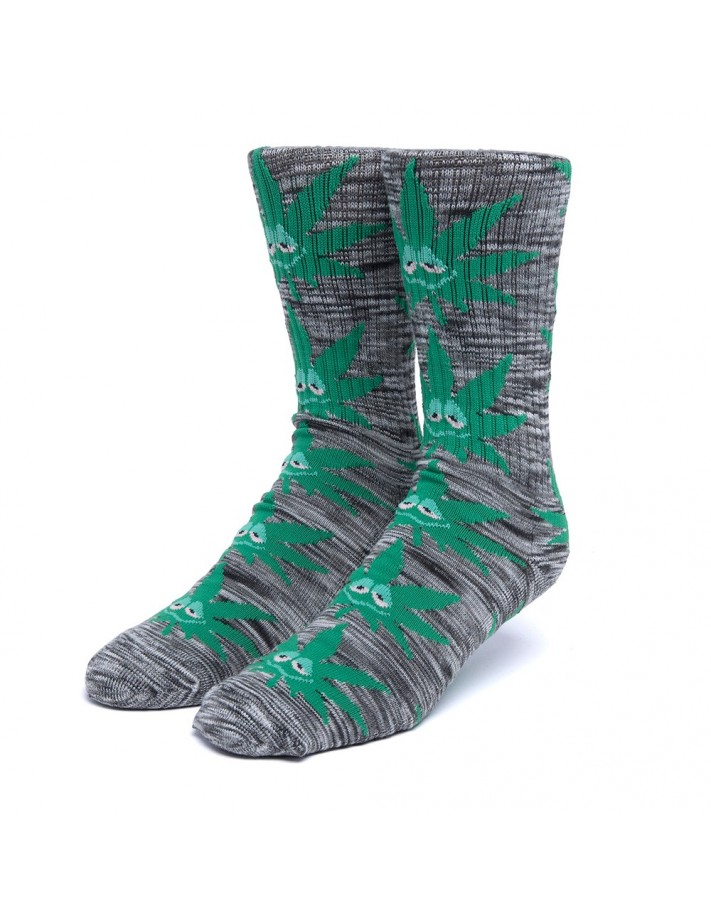 HUF Melange Green Buddy - Noir - Chaussettes