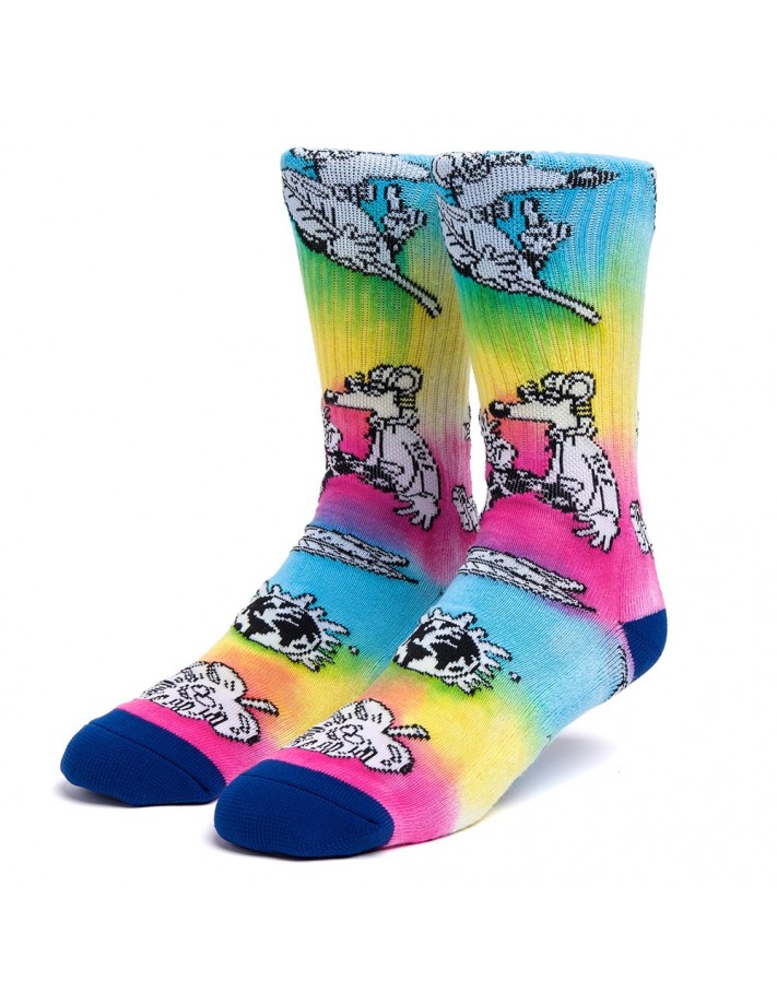 HUF Chaussettes Steven Harrington Crew - Tie Dye