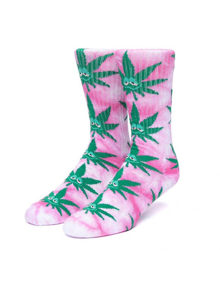 HUF Tiedye Green Buddy - Magenta - Chaussettes