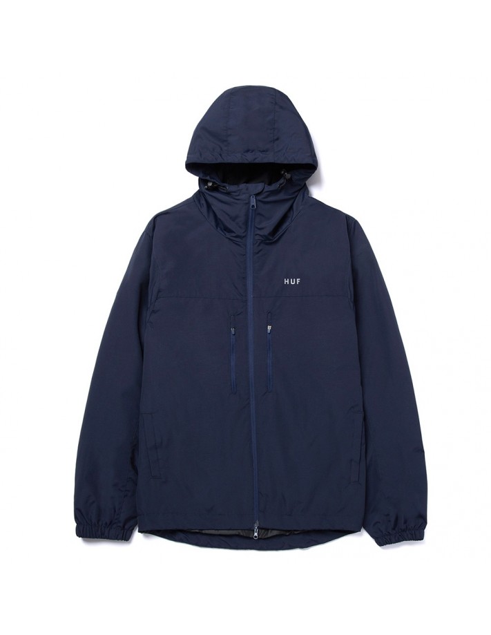 HUF Essential Zip Standard - Shell Navy - Veste