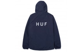 HUF Essential Zip Standard - Shell Navy - Veste (dos)