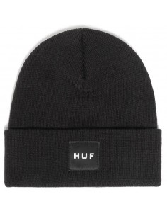 HUF Bonnet Essentials Box Logo - Noir