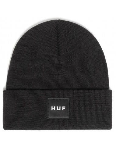 HUF Bonnet Essentials Box Logo - Noir
