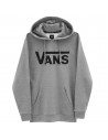 VANS Felpa con cappuccio Classic Hoodie II - Cement Heather / nero