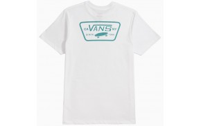 VANS Full Patch T-shirt - Blanc / Porcelain Green (dos)