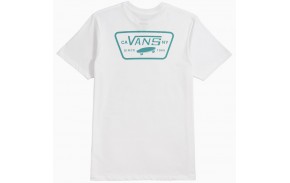 VANS Full Patch T-shirt - Blanc / Porcelain Green (dos)
