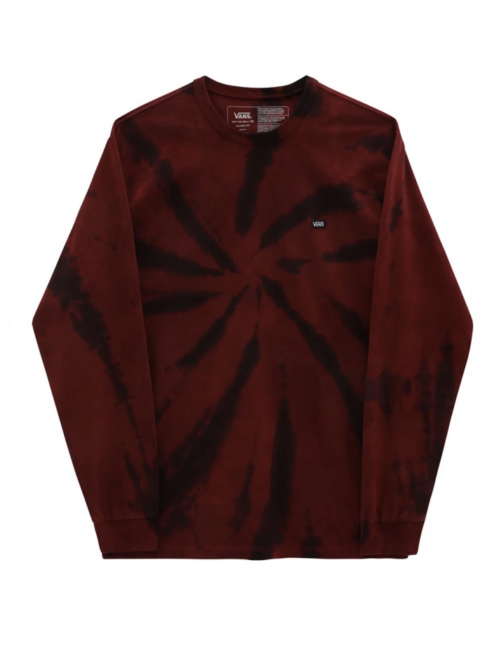 VANS Off The Wall Classic T-shirt Manches Longues - Tie Dye Pomegranate