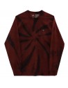 VANS Off The Wall Classic Langarm T-Shirt - Tie Dye Pomegranate
