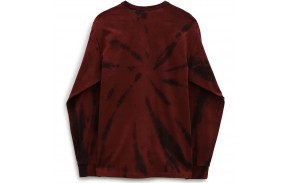 VANS Off The Wall Classic T-shirt Manches Longues - Tie Dye Pomegranate (dos)