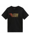 VANS Metallic Vlam T-shirt Kinderen - Zwart