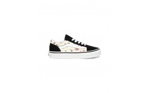 Skate shoes Vans Old skool fleurie pour filles