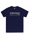 Maglietta THRASHER Outline - Navy Black