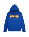 THRASHER Flame Kapuzensweatshirt - Blau