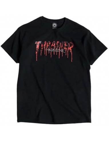THRASHER Blood Drip - Black - T-shirt