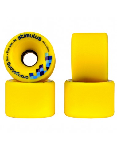 ORANGATANG Stimulus 70 mm - 86a (Yellow) - Longboard wheels