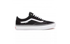 Skate shoes VANS Old Skool Noir/blanc coté