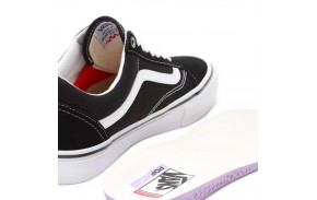 Skate shoes VANS Old Skool Noir/blanc Popcush