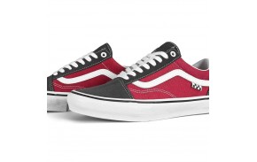 VANS Skate Old Skool - Asphalt / Pomegranate - Chaussures de skate