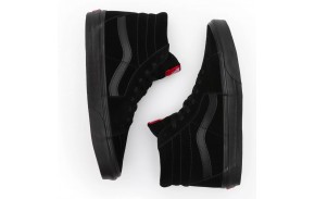 VANS SK8-Hi - Black/Black - Chaussures de skate - Paire
