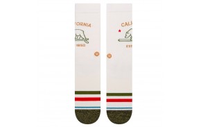 STANCE California Republic 2 - Off white - Chaussettes (skate)
