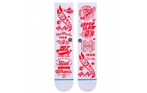 STANCE Hot Wheels - Blanc - Chaussettes (skate)