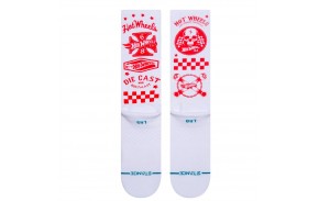 STANCE Hot Wheels - Blanc - Chaussettes (hommes)