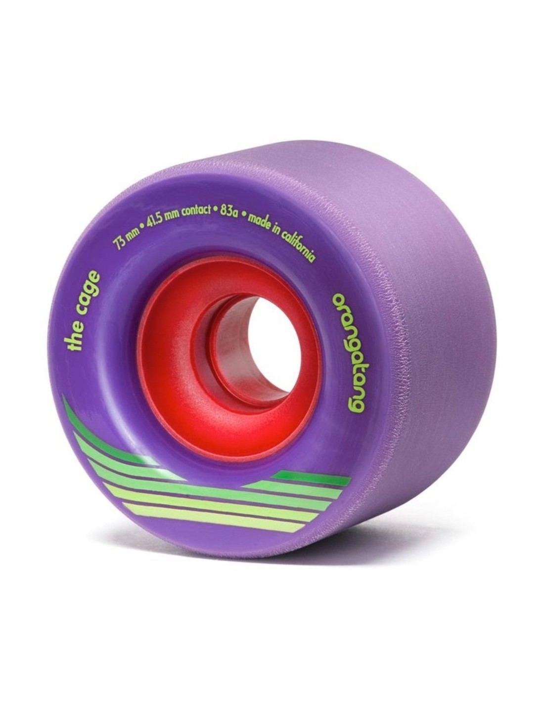 Orangatang the cage Rollen Set yellow 73mm 86a Neuware 