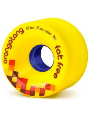 Longboard Rollen ORANGATANG Fat Free 65 mm - 86a