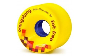 Longboard Rollen ORANGATANG Fat Free 65 mm - 86a