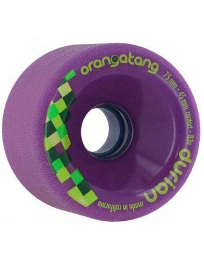 Roues de longboard ORANGATANG Durian 75 mm 83a