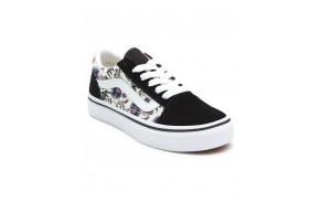 VANS Junior Old Skool - (Paradise Floral) Orchid/True White - Chaussures de skate