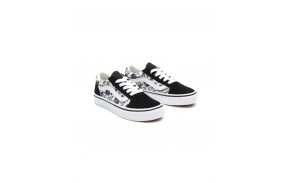 Chaussures de skate Enfants VANS Junior Old Skool - (Paradise Floral) Orchid/True White