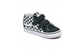 VANS SK8-Mid Reissue V - (Checkerboard) Scarab/True White - Chaussures de skate Enfants