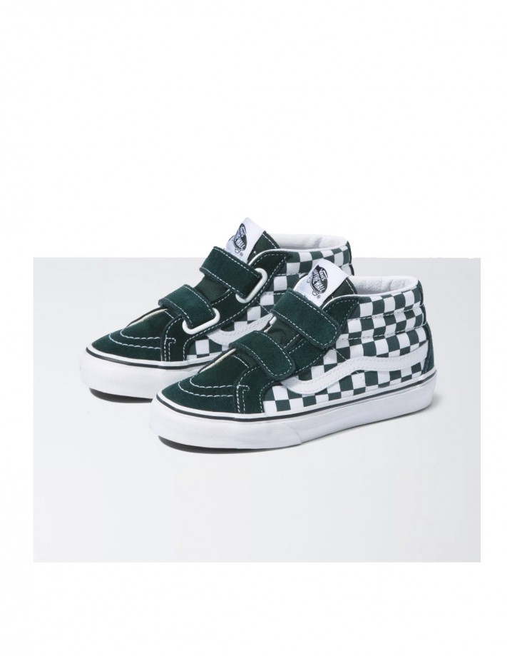 Skate Shoes Enfants VANS SK8 Mid Reissue Checkerboard Skate Shoes Enfants VANS SK8 Mid Reissue Checkerboard