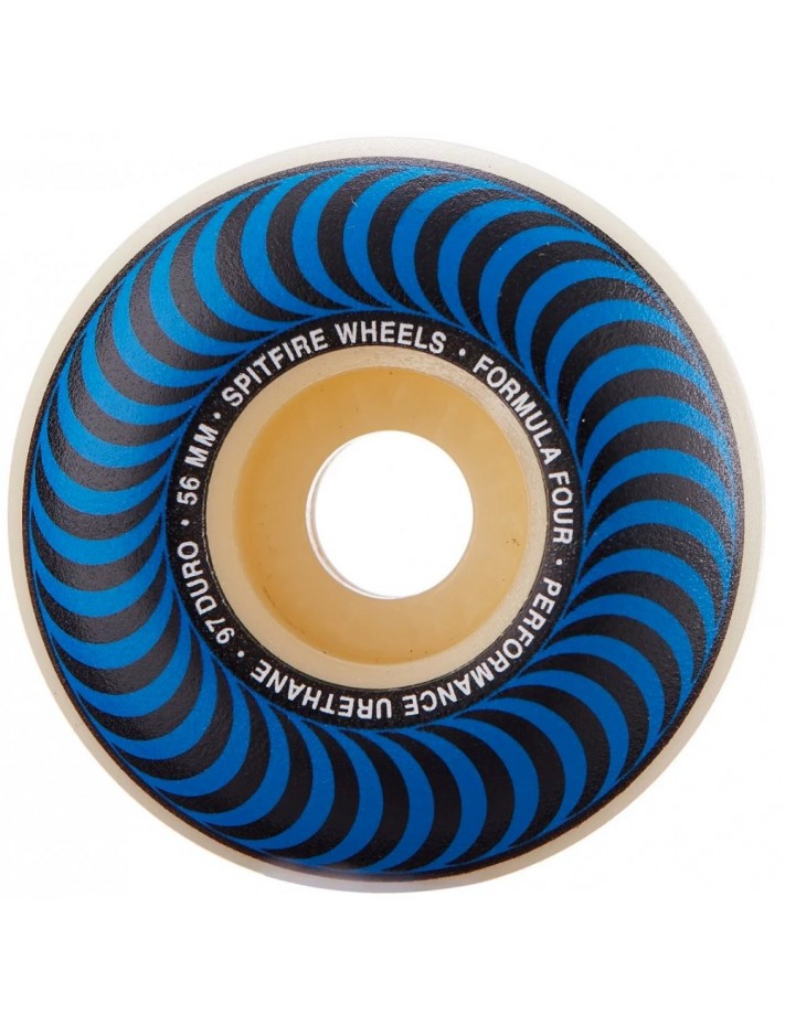 Roues de skate SPITFIRE Formula Four 56mm bleu