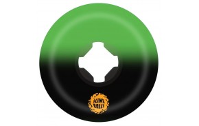 Roues de skate Slime Balls Greetings 56mm 99a verte noire interieur