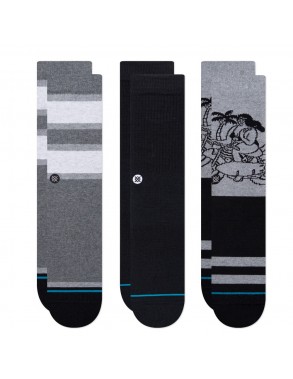 STANCE Transporter 3-pack - Noir - Chaussettes