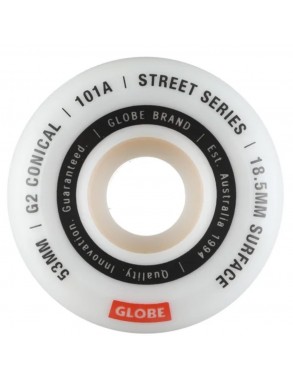 GLOBE G2 Conical White 53mm...