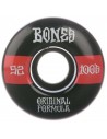 BONES 100's 52mm V4 Black Wide - Roues de skate
