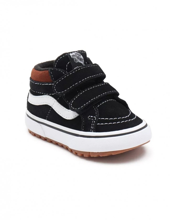 VANS Kids SK8-Mid Reissue V MTE-1- Black/Tortoise Shell - Chaussures de skate