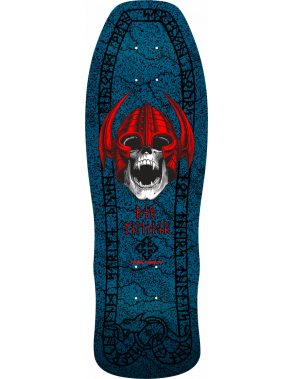 Plateau de skate Old school POWELL PERALTA Reissue Welinder Skull 9.62" - Blue