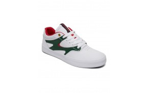 DC SHOES Kalis Vulc - White/Red - Chaussures de skate