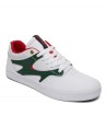 DC SHOES Kalis Vulc - Blanco/Rojo - Zapatillas de skate