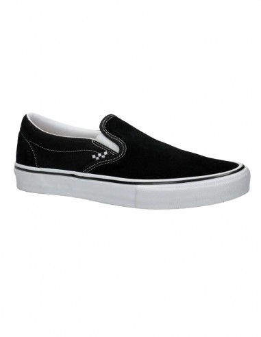 Vans Skate Slip-On - Black/White - Chaussures de skate