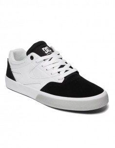 DC SHOES Kalis Vulc X MACBA Life - White/Black - Chaussures de skate